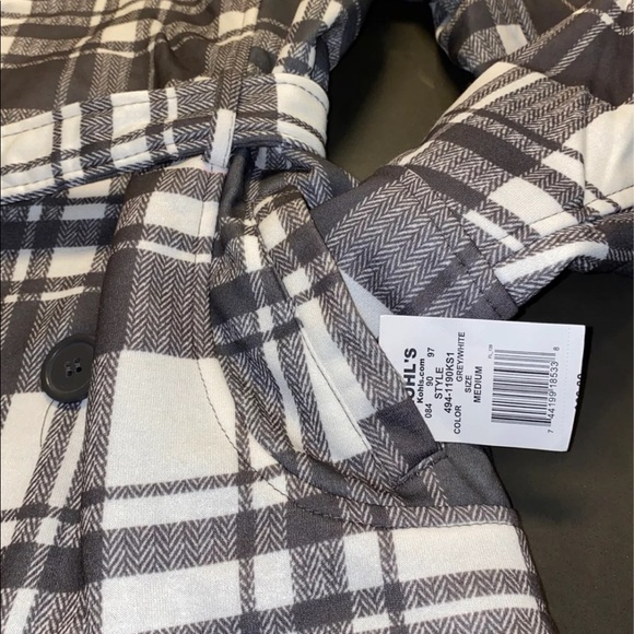 NWT J2 by Jou Jou Plaid Gray Coat - Picture 8 of 11